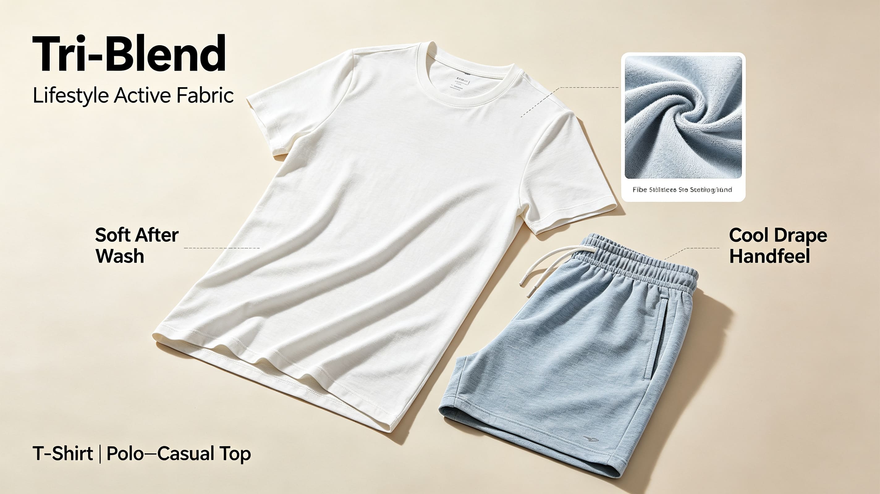 Tri-Blend Fabric: The Ultimate Athleisure Cross-Border Fabric 
